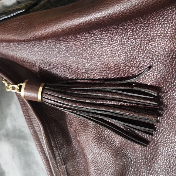 Brahmin Kathleen Leather and Calf Hair Hobo Bag - Picture 7 of 11